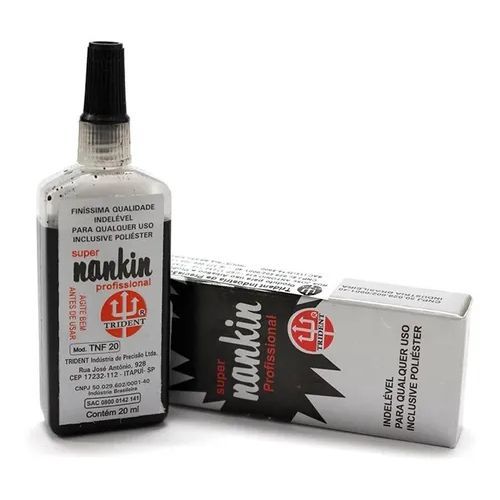 TINTA NANQUIM FRASCO 20ML TRIDENT