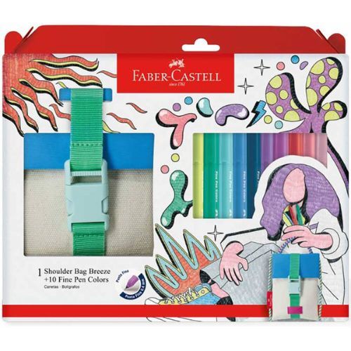 CANETA HIDROGRAFICA PONTA FINA VERMELHO FABER CASTELL