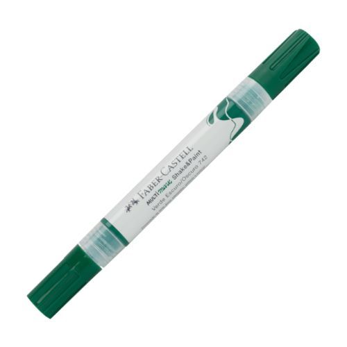 Marcador Criativo Multimark Shake&paint Verde Escuro 742 Faber Castell
