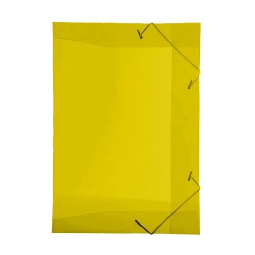 Pasta com Aba Oficio Fina Soft Amarela Polibras