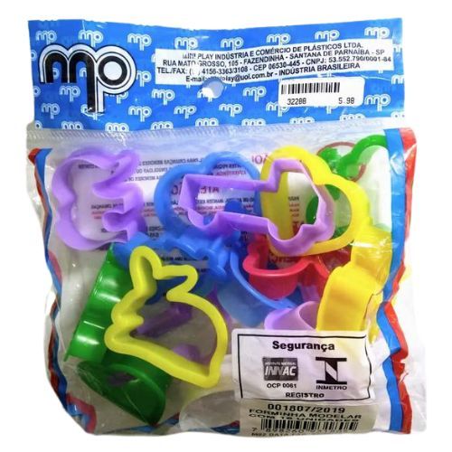 Forminhas de Modelar Pct c/ 16 Un Mini Play