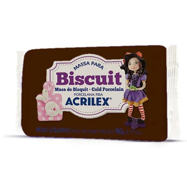 Massa P/ Biscuit 90G Marrom Cod 531 Acrilex