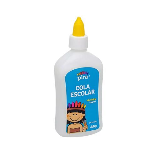 Cola Branca Escolar 40gr Piratininga