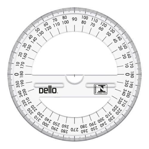 Transferidor 360 Transparente Dello