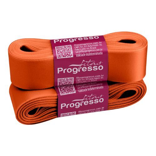 Fita de Cetim Cf005 22mmx10m 2000 Caramelo Fitas Progresso