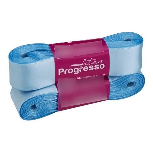 Fita de Cetim Cf005 22mmx10m 212 Azul Bebe Fitas Progresso