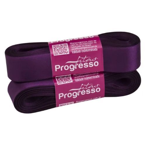 Fita de Cetim Cf005 22mmx10m 675 Violeta Fitas Progresso