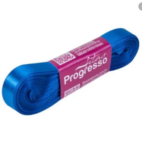 Fita de Cetim Cf001 7mmx10m 214 Azul Escuro Fitas Progresso