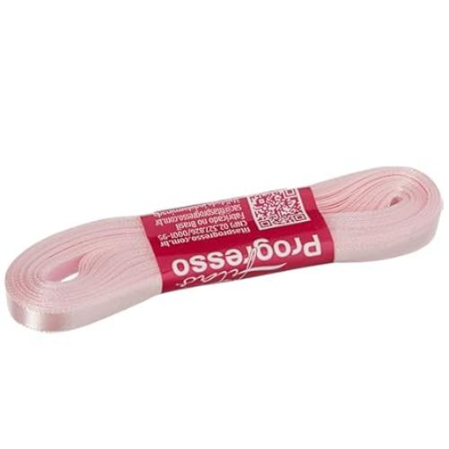 Fita de Cetim Cf003 15x10m 310 Rosa Bebe Fitas Progresso