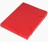 Pasta com Elastico Polionda 20mm Vermelha Polycart