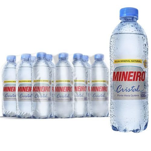 Agua Mineral Sem Gas 500ml Mineiro C/12 unds
