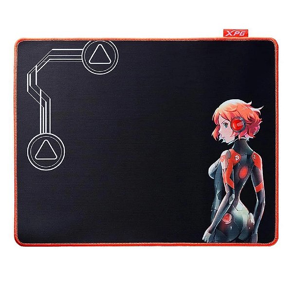 Mouse Pad Gamer 420x335 mm XPG Battleground, Estampado, Microfibra, Preto