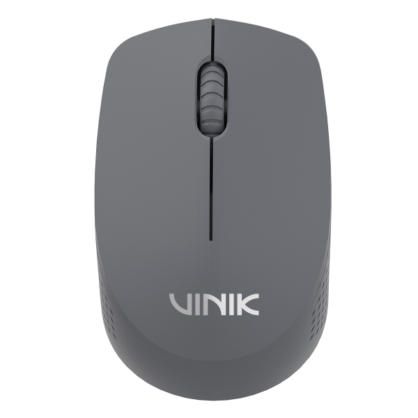 Mouse sem fio Vinik Feather VF110, 1.200 DPI, Cinza