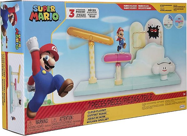 Playset Super Mario Cloud 2.5" - Nintendo