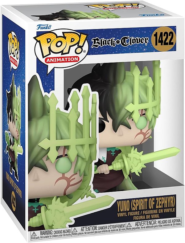 Funko POP! Black Clover - Yuno (Espirito de Zephyr) #1422