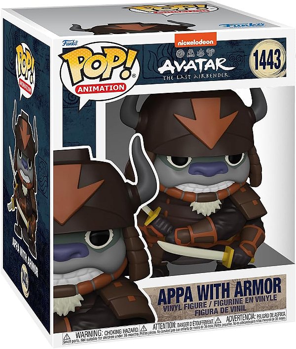 Funko Super POP! Avatar: O Ultimo Mestre do Ar - Appa com Armadura #1443