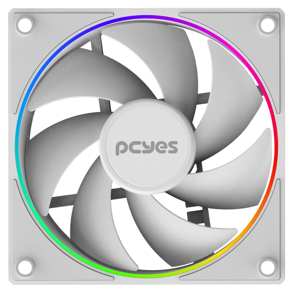 Cooler Fan 120 mm Pcyes Vision, White Ghost - FVWG120