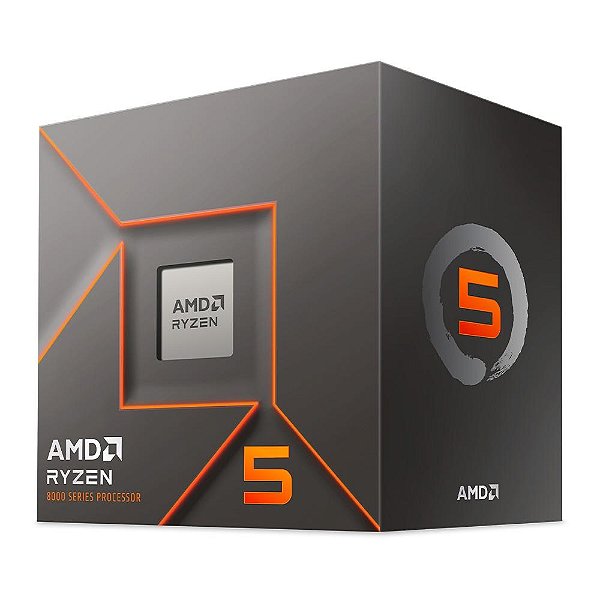 Processador AM5, AMD, Ryzen 5, 8400F