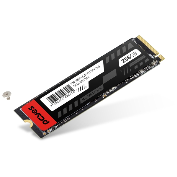 SSD Pcyes 256 GB, M.2 2280, Nvme, PCIe 3.0x4, Leitura 2.019 mb/s, Gravação 1.052 mb/s - SSDNVMEG3PY256