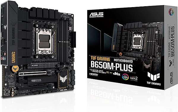 Placa mãe Asus B650M-Plus, TUF Gaming, DDR5, AM5