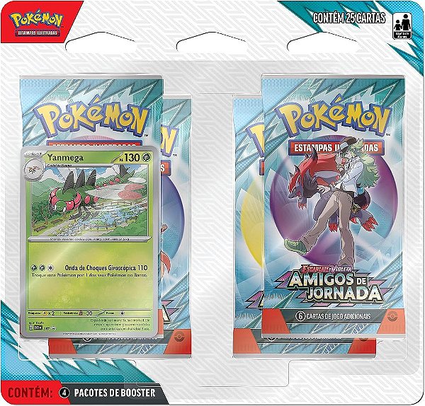 Pokemon TCG - Blister Quadruplo, EV9 Amigos de Jornada - Yanmega
