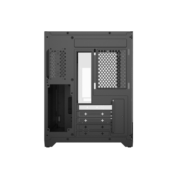 Gabinete Gamer Pcyes Forcefield, Black Vulcan, Frontal e Lateral em Vidro - GFFBVP