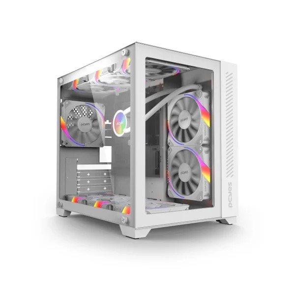 Gabinete Gamer, Forcefield White Ghost, Pcyes - GFFWGP