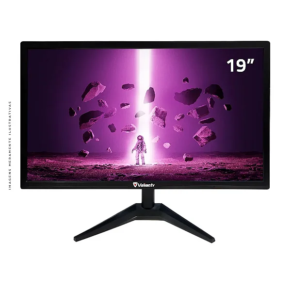 Monitor Gamer Valianty VT19, 19.0", Led, HDMI VGA