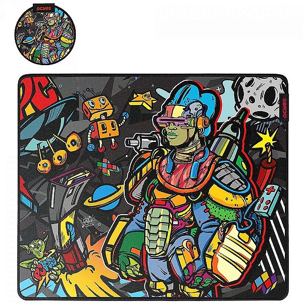 Mouse Pad Gamer Pcyes 500x400 mm, Apollo - APL50X40