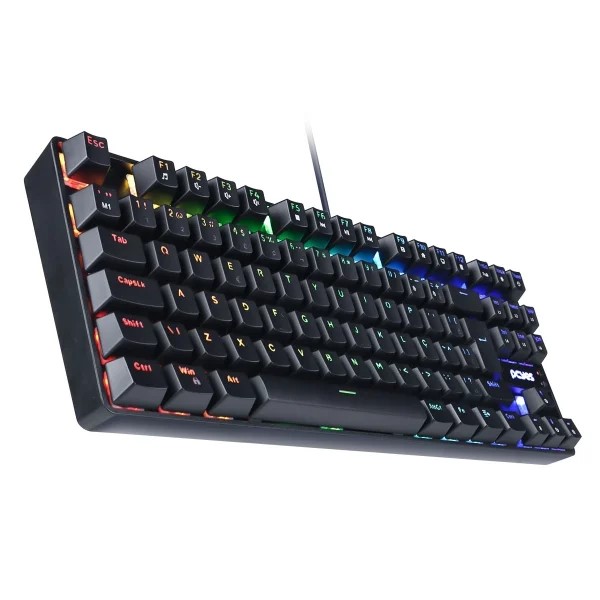 Teclado Gamer Mecanico, Neron TKL 75%, Pcyes, Switch Blue, Hotswap, RGB - PNOHBLRGB