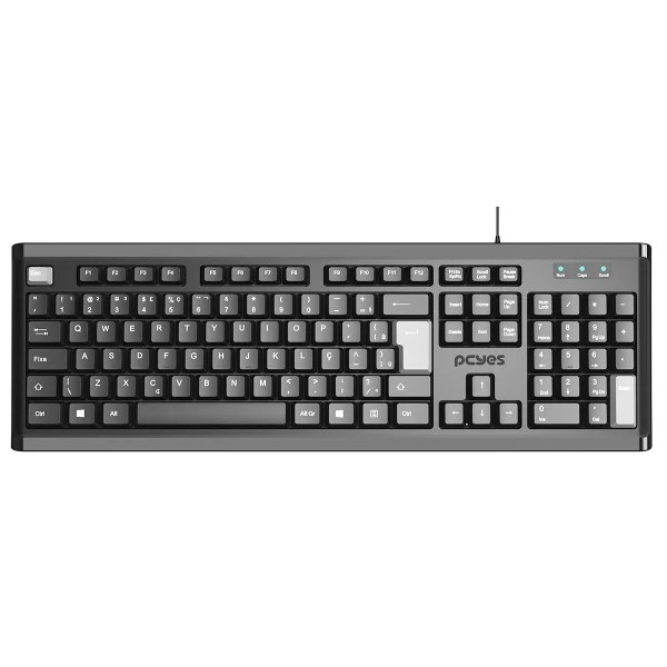 Teclado USB Pcyes Classic, ABNT2, Cabo 2 metros - PTOCL2AB