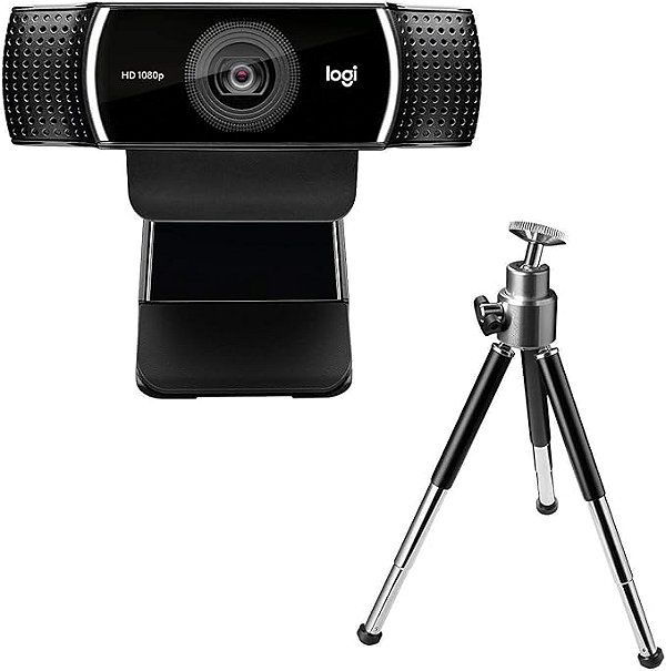 Webcam Logitech C922 Pro, Full HD, c/ Tripé, USB