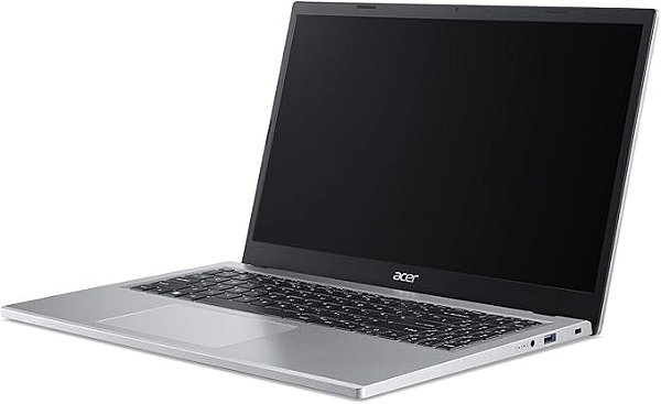 Notebook Acer A315, Intel Core I3, 15.6", 8GB, 256GB SSD NVMe, Prata, Bivolt, LINUX - A315-510P-320B