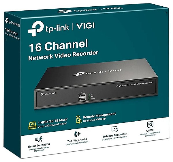 NVR TP-Link Vigi 16 Canais - NVR1016H