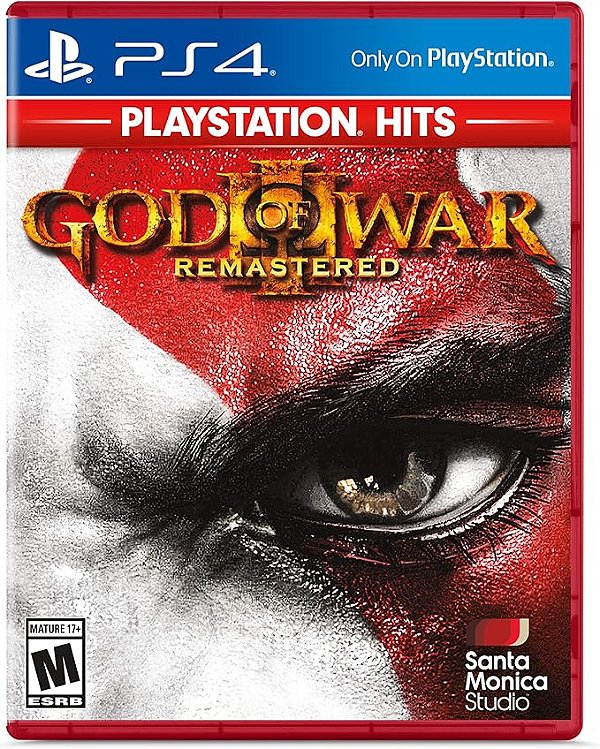 Jogo God of War 3, Remastered - PS4