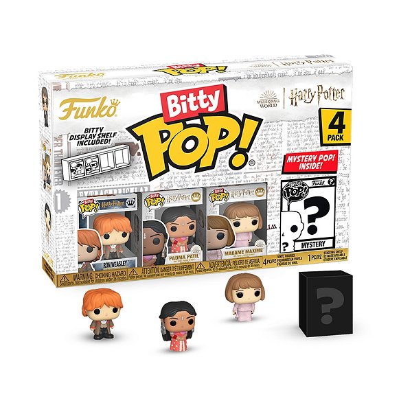 Bitty Pop! Harry Potter e o Calice de Fogo - Rony / Padma Patil / Madame Maxime
