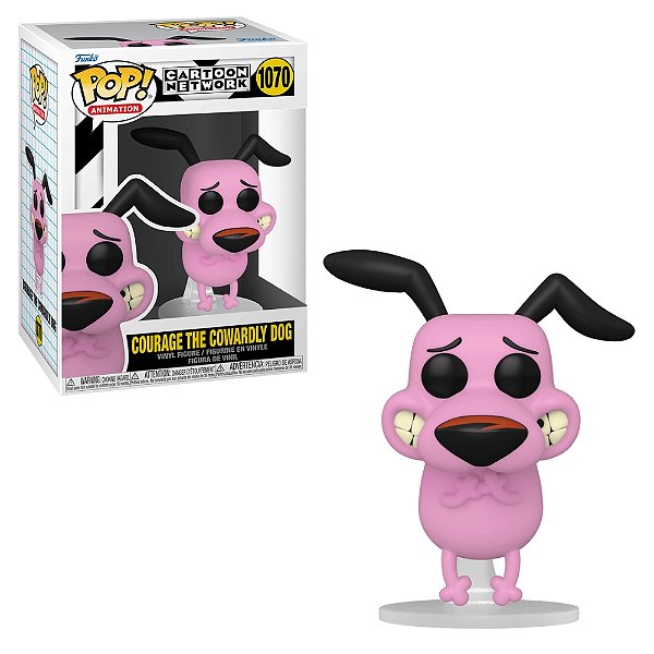 Funko Pop! Cartoon Network - Coragem, o Cao Covarde - Coragem #1070