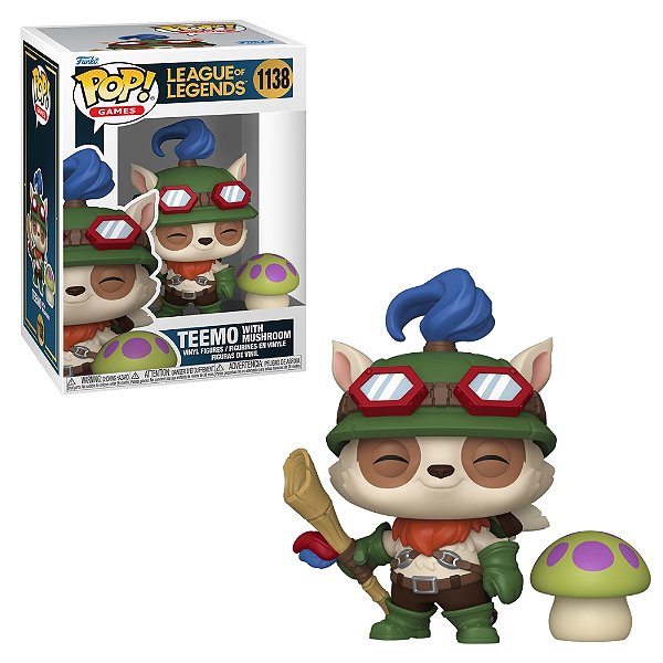 Funko Pop! League of Legends - Teemo com Cogumelo #1138