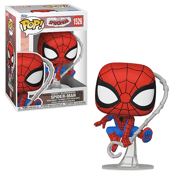 Funko Pop! Marvel Homem-Aranha Amigao Da Vizinhanca - Homem-Aranha #1526