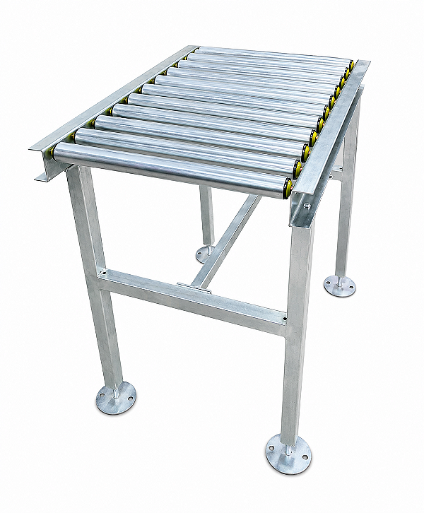 Esteira Transportadora de Roletes Livres 2,0(C) m x 30(L) cm – Capacidade de carga 150 kg