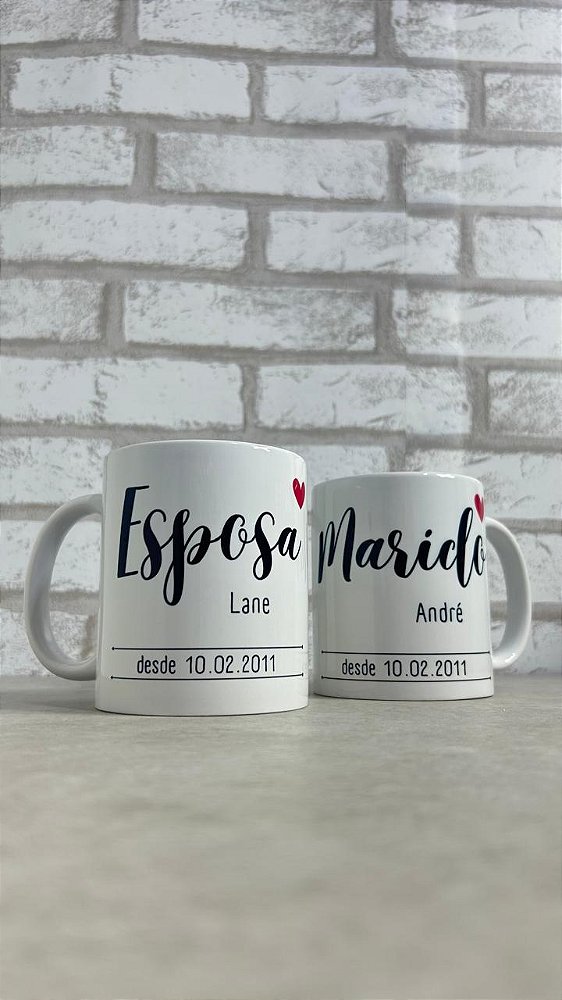 Canecas Casal Personalizada