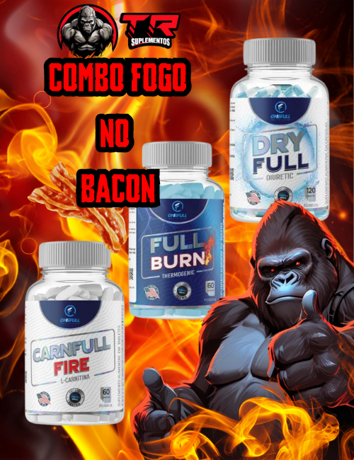 Combo Onefull "Fogo no Bacon"(Carn+Dry+Burn)
