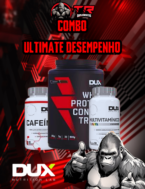 Combo DUX Ultimate Desempenho (MultiVita+Cafeína+Whey)