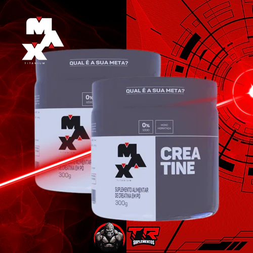 Kit Max Titanium 2x Creatina 300g