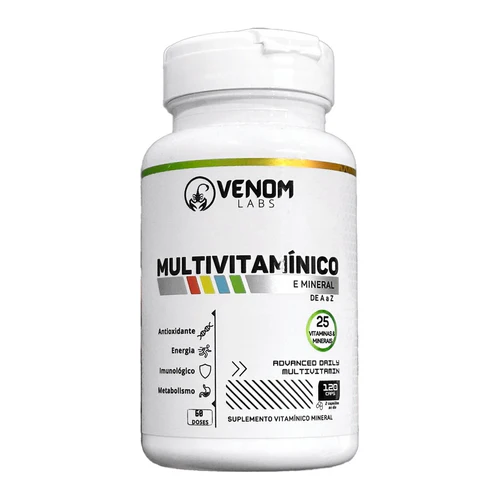 Multivitamínico 120 Cápsulas Venom Labs