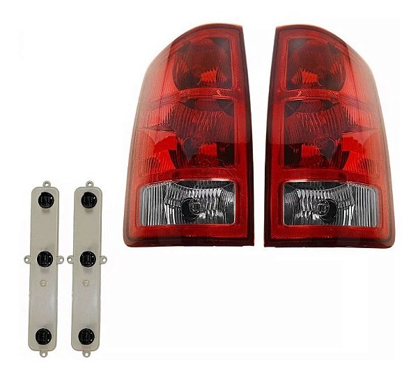 Par De Lanterna Traseira Dodge Ram 2500 5.9 2004 A 2006
