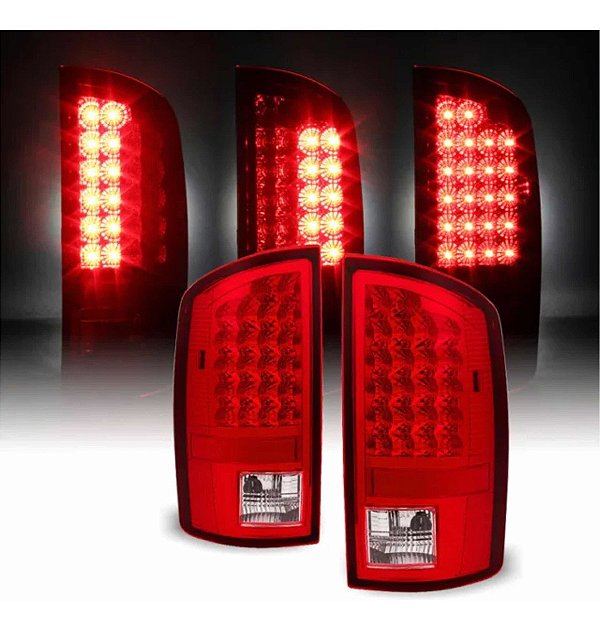 Par Lanterna Traseira Dodge Ram 2500 5.9 2004 A 2006 Led