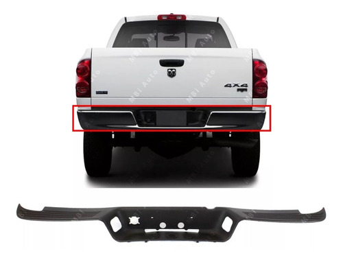 Acabamento Plástico Parachoque Traseiro Dodge Ram 2500 2004 a 2009