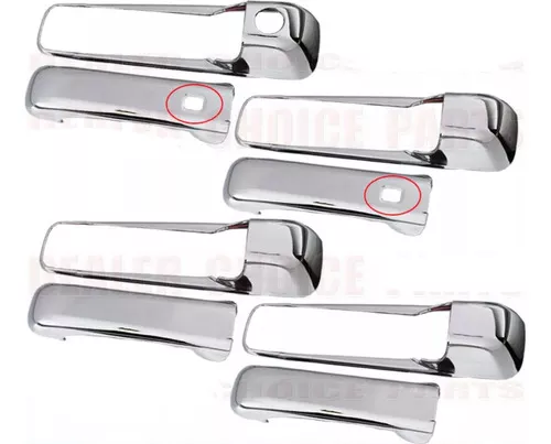 Kit Capa Cromada Maçaneta Porta Ram 1500 Classic 2023 Key