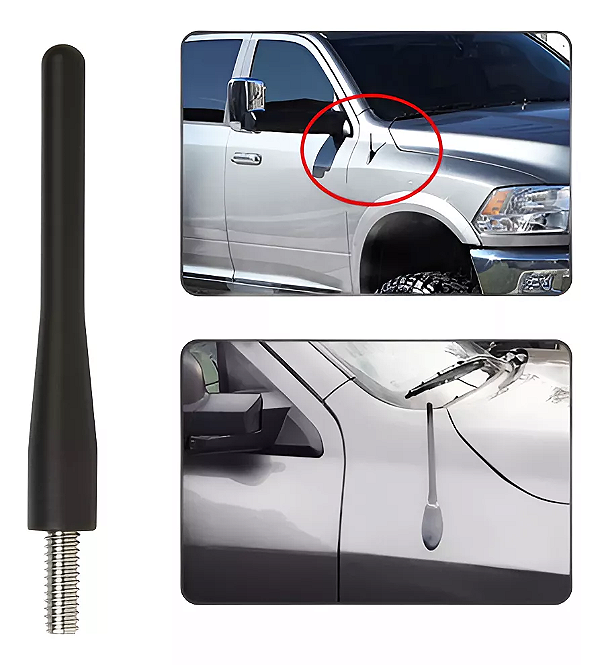 Mini Antena Radio Dodge Ram 2500 5.9 E 6.7